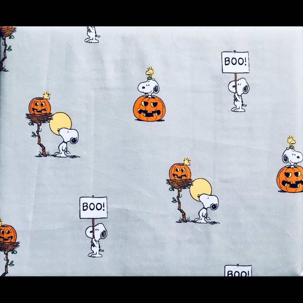 Berkshire Peanuts Snoopy Great Pumpkin Full Sheets - Picture 3 of 11